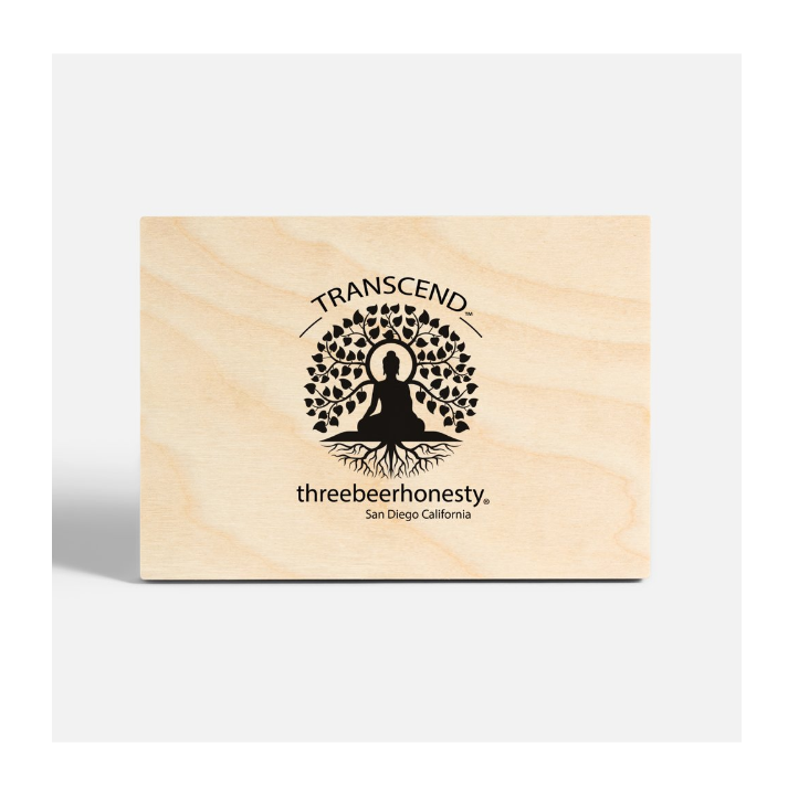 __TRANSCEND__ LOGO (Natural Wood)