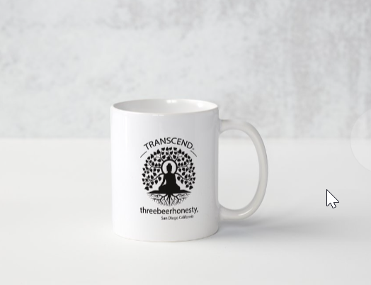 __TRANSCEND__ Mug (OG Edition White)