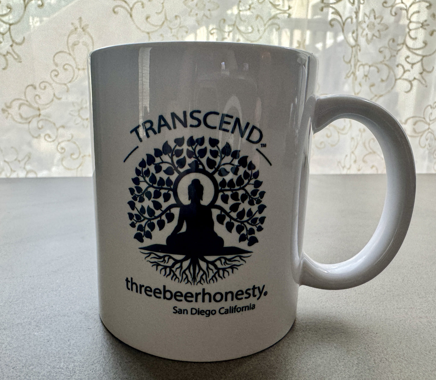 __TRANSCEND__ Mug (OG Edition White)